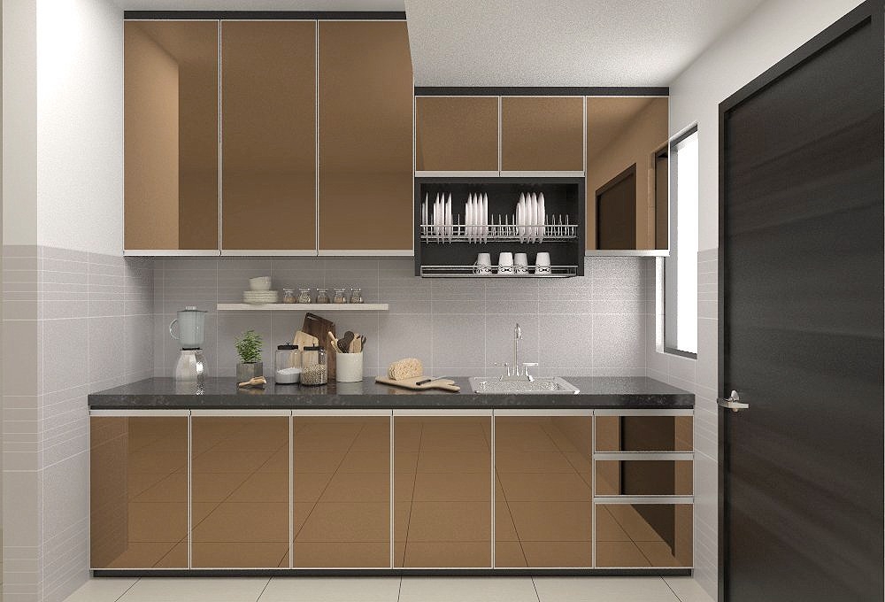 Aluminum kitchen cabinets dubai